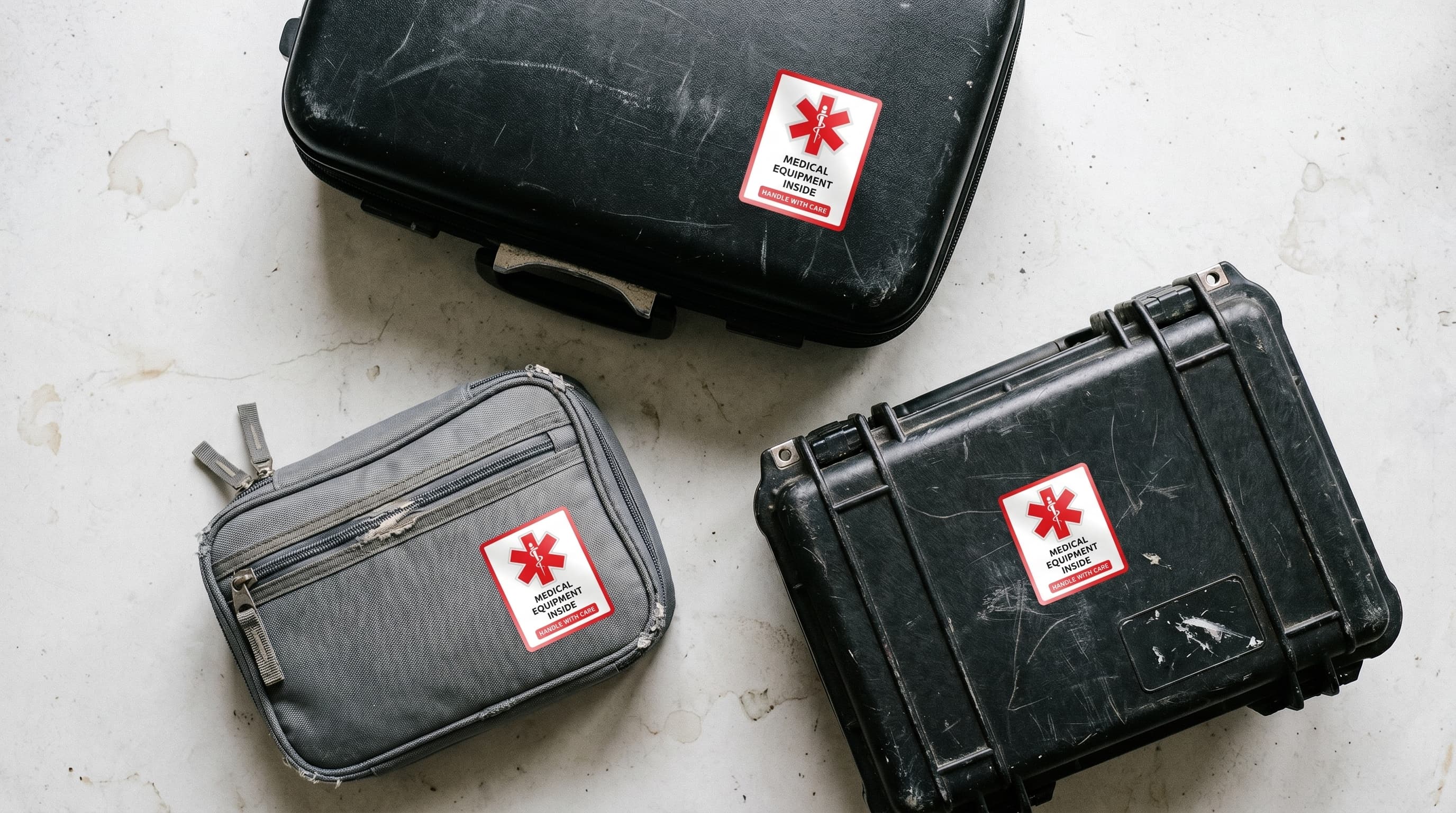 On the case. On the bag. On whatever you carry.