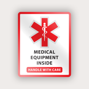 Medical Equipment Sticker